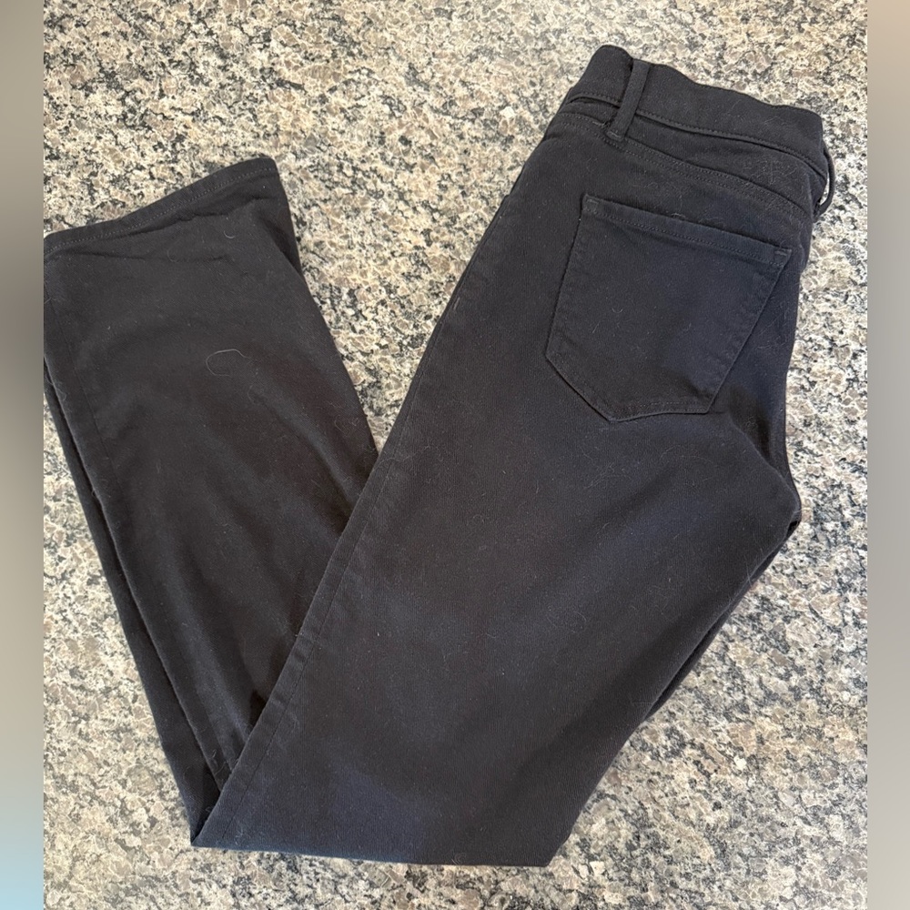 Express Women's Black Editor Boot Low Rise Jeans